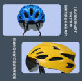 Factory wholesale bicycle helmet integrated magnetic goggles riding helmet mountain bike riding helmet tail light. 