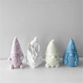 Dwarf Candle Mould Decorative Easy to use Versatile Clover Faceless Old Man Silicone Mould Flexible DIY Plaster Diffuser Stone Mould for Home decoration Arts and crafts DIY projects. 
