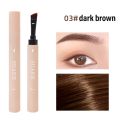2 in 1 Waterproof Eyebrow Cream Gel with Brush and Pencil - Long Lasting Brow Makeup for Natural and Beautiful Look. 