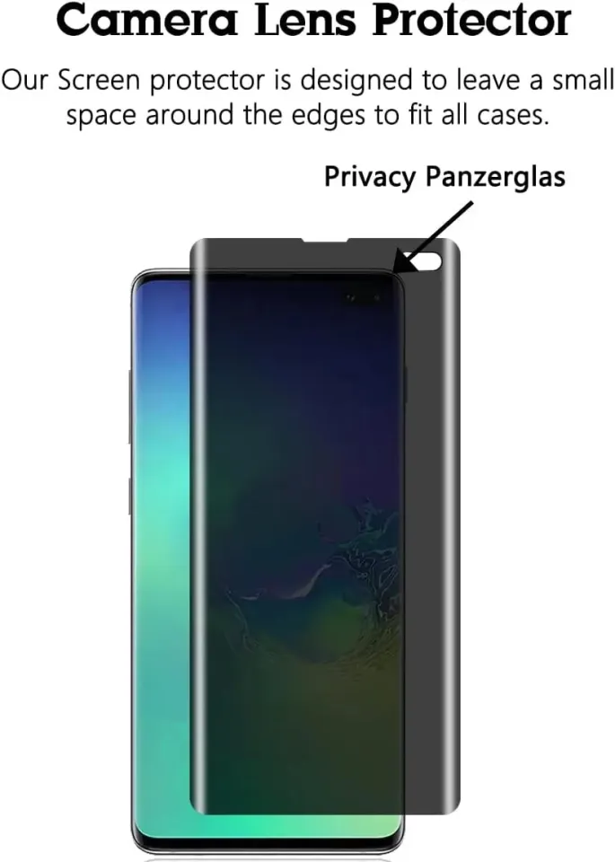 Anti Spy 3d Camera S10 12Pack]Galaxy S10 Screen Protector Camera