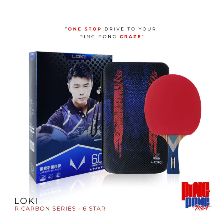 Loki R CARBON Series- 6 Star Table Tennis Racket(Premium Quality ...