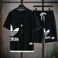 Black Printed Exclusive Summer Combo T-Shirt & Pant.
