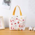 Fashion Work Pouch Shopping Bag Cartoon Print Girl Handbag Schoolbag Shoulder Bag Canvas Tote Bag. 