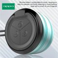 【FUPANG】[Original-ready cod] Mini compact Oppo wireless Bluetooth speaker portable woofer built-in microphone for calls outdoor waterproof audio TF. 