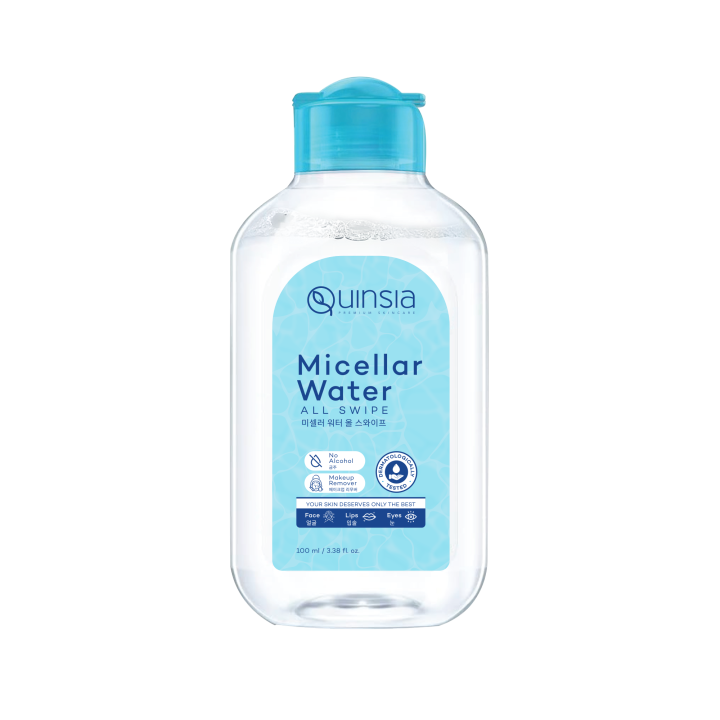 Quinsia Miceller Water for Face 100 Ml Cleansing Makeup Removal Solution