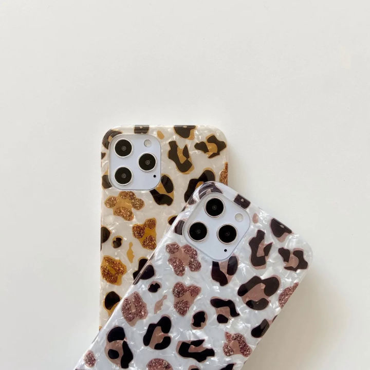 Vintage%20glitter%20leopard%20print%20phone%20case%20for%20iPhone%2013%2012%2011%2014%20Pro%20Max%207%2014%20plus%20X%20XR%20soft%20TPU%20dream%20shell%20leopard%20marble%20cover%20-%20Image%205