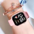 Digital Fashionable Luxury Silicon Belt Watch  for Women. 