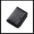 High Quality New Fashion Retro PU Leather Short Wallet Men 3 Fold Card Holder Multi-card Coin Purse. 