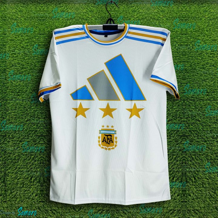 Argentina Short Sleeve Football Jersey For Men - Half Sleeve T Shirt - Argentina Football Jersey 2026/27