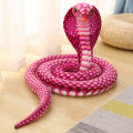 80/170/240cm Simulated Colorful Cobra Plush Toy Stuffed Animals Snakes Plushies Doll Funny Spoof Joke Soft Toys Home Decor.