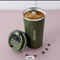Stainless Steel Coffee Cup Thermos Mug Leak-Proof Thermos Travel Thermal Vacuum Flask Cup Water Bottle.