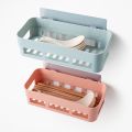China Plastic Suction Cup Bathroom Corner Shelf – Shower & Toilet Storage Rack Organizer (Assorted Colors). 