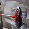 Orange Car Wash Brush Good Quality 58cm Telescoping Long Handle Car Brush Microfiber Car Wash Mop for Car. 