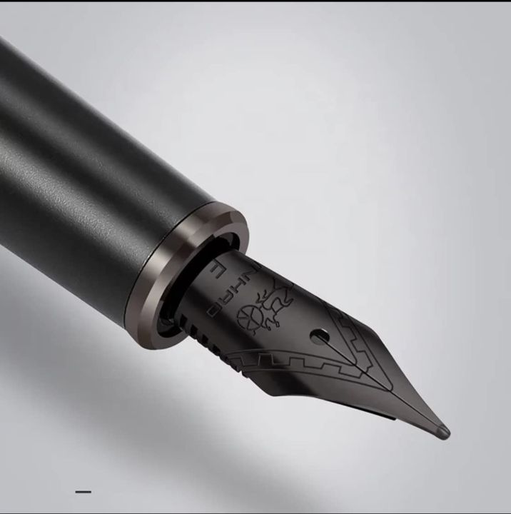 Jinhao%2095%20Series%20Metal%20Body%20Fountain%20Pen%20with%20Ink%20Refill%20Converter%20Matte%20Black,%20Fine%20Nib%200.5mm%20-%20Image%205