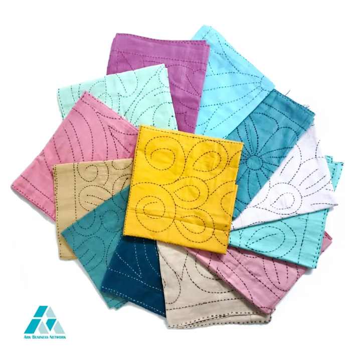 Cotton Nokshi Katha for baby children kids 31''-18'' Combo Pack of Big Size Baby Nokshi Katha - Multicolor