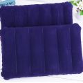 Inflatable Pillow Camping Travel Pillow Squared PVC Flocked Fabric Air Pillow for Camping Hiking.