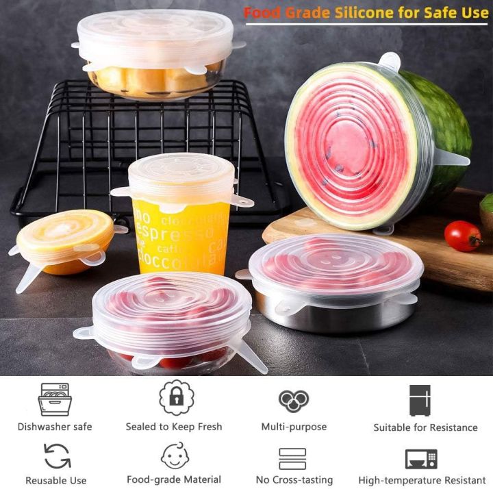 Silicone%20Stretch%20Lids,%20Reusable%20Plastic%20Wrap%20Alternative,%206-Pack%20Eco%20Friendly%20Food%20Storage%20Covers,%20Clear%20Color%20-%20Image%204