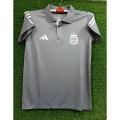Argentina Short Sleeve Collar Football Jersey - Authentic Apparel For Passionate Argentina Fans.