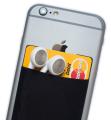 Sample Smartphone Silicone Smart Card Wallet - Multicolour-1Pcs. 