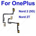 For OnePlus 1+ Nord 2T Nord 2 5G Volume Power Flex Cable On Off Power Volume Up Down Side Button Flex Ribbon Parts.