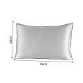 Comfortable Silk Pillowcase Hypoallergenic Breathable Silky Satin Pillow Covers Soft Anti-wrinkle Pillow Case for Home Decor Sleep Aid Beauty Sleep Skin Care Bedroom Accessory. 