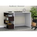 Multipurpose Home Office Computer Desk/Study Writing Desk with Wooden Storage Shelf/2-Tier Industrial Modern Laptop Table/Modern Work Study Desk.