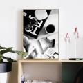 Modern Fashion Aesthetic Wall Art Black and White Paris Woman Quotes HD Canvas Poster Prints Home Bedroom Living Room Decor.