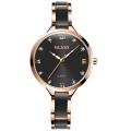 Olevs 5872 Stainless Steel and Ceramic Analoge Wrist Watch For Women.