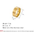 LUTAKU Vintage Anarchy Street Stainless Steel Punk Engraved Symbol Ring For Men Rock Statement Jewelry Gift. 