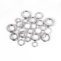 ZS 1PC Large Size Hoop Earring 316L Stainless Steel Ear Gauges Plugs Punk Septum Nose Rings 2/4/6/8/10/12G BCR Body Piercings.