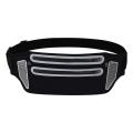 Slimline Running Belt Sweat-proof Waist Bag Ultra-thin Voltage Pocket Elastic Lycra Pocket Invisible Fitness Belt. 