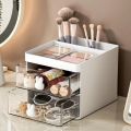 Small Desk Organizer With Drawer, Office Desktop Storage Box, Makeup Organizer, Business Card/Pen/Pencil/Mobile Phone/Stationery.