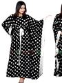 New Attractive Womens Premium Quality Linen Dot Print One Piece Kaftan Stylish Comfortable Casual Dress. 