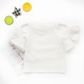 Blouse For Girls Shirts Summer Baby Shirt Cotton Off Shoulder Lotus Leaf Blouses Girls High Quality.