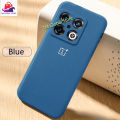 For OnePlus 10 Pro Matte Finish Silicone with Inside Fiber Cloth Phone Back cover.