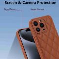 Rhombic Texture Phone Case with Dual Lanyard For iPhone 11 Pro Max/iPhone 12 Pro/iPhone 14 Plus/iPhone 14 Pro/iPhone 12 Pro Max/iPhone 15 Pro Max/iPhone 15 Pro/iPhone 11 Pro/iPhone 15/iPhone 13 Pro/iPhone 13 Pro Max/iPho.