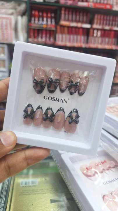 12%20Pec%20Cute%20Fashionable%20False%20Nails%20With%201%20nail%20filler%201%20alcohol%20pad%201%20glue%20sticker%20sheet%20-%20Image%203