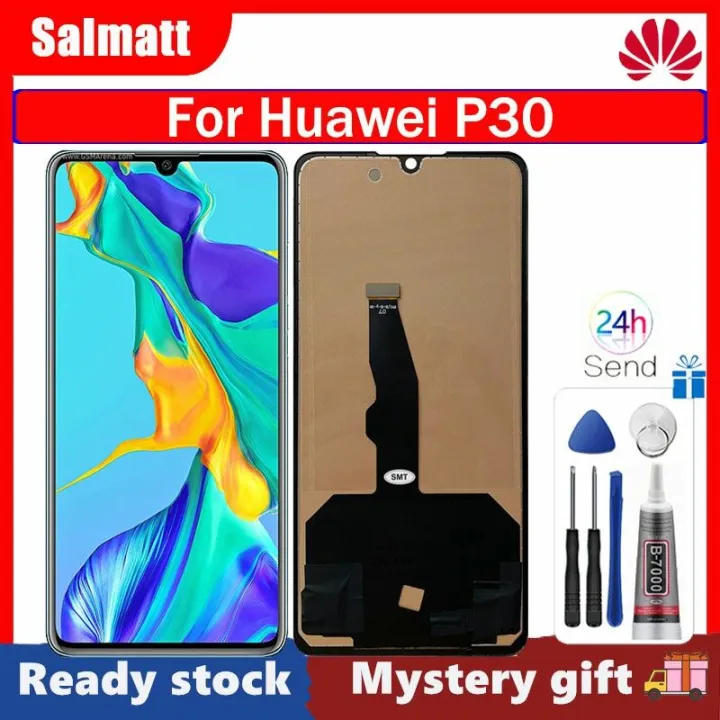 Salmatt TFT Screen LCD For Huawei P30 LCD Display Touch Screen Digitizer Assembly Replacement For Huawei P30 Screen Display TFT OLED LCD Screen Touch Panel Digitizer for Huawei P30 ELE-L29 LCD