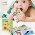 Baby Bath Cloth Book Travel Toy Early Education and for Newborn 0-3 Year Old. 