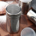 ​Powder Sugar Shaker with Lid Cinnamon Icing Cans Cocoa Flour Cinnamon Icing Stainless Steel Fine Mesh Shaker Sugar Powder. 