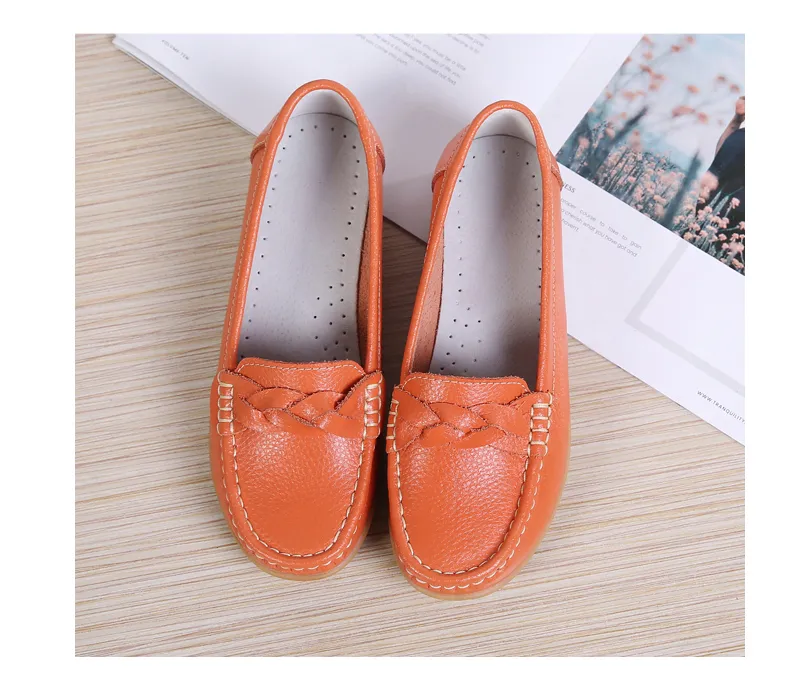 Alien Alien】 Women Loafers Sheos Ballet Flats Ladies Shoes