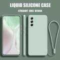 For Samsung Galaxy S22 plus 5g Back Cover Case square silicone soft liquid protective shockproof camera phone case.