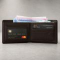 Zays Premium Eco-Friendly Leather Bifold Wallet for Men, Handmade Slim Compact Wallet 4.5 x 3.5 x 0.5 Inch, 4 Card Slots, 1 ID Slot, 2 Cash Compartments, Fits 1000 Taka Note, Luxury Box.