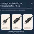 Car threehead fan for cars with adjustable rotating wind power with parking sign multifunctional mini small fan for home use.