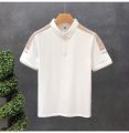 Japanese-Style Stitching Lapel polo Shirt Men's Summer New Trendy All-Match Casual Short-Sleeved T-shirt Men's Top Clothes. 
