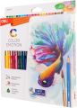 Deli emotion EC00720 watercolor pencils with a brush pack of 24 colors.