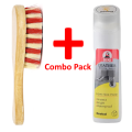 BIKI LEATHER SPECIAL SHOES LIQUID SHOE POLISH WITH BRUSH COMBO PACK - 75ML.