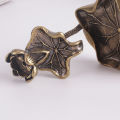 Backflow Burner, Brass Holder Statue Lotus Leaf Tray Backflow Cone Holder for Teahouse Table Decors.