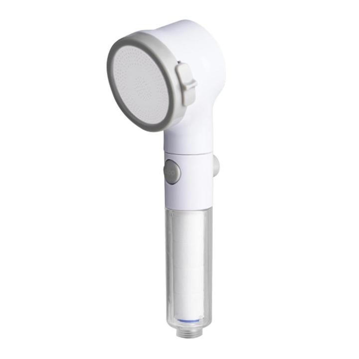2 Spray Settings Shower Head with Spray Mode Filter Filtration Water Saving Handheld Showerhead with ON/Off Pause Switch High Pressure G1/2 Bathroom Shower Head Bath Showerhead Replacement