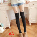 Rainbowroom Women's Non-slip Thigh High Over Knee Fake High Cylinder Stitching Silk Stocking. 